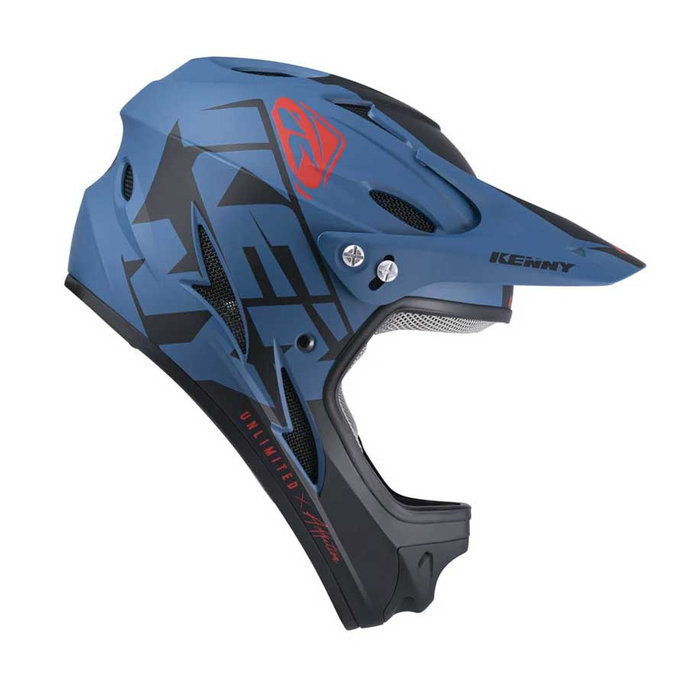 DOWNHILL Grafika Temno modra