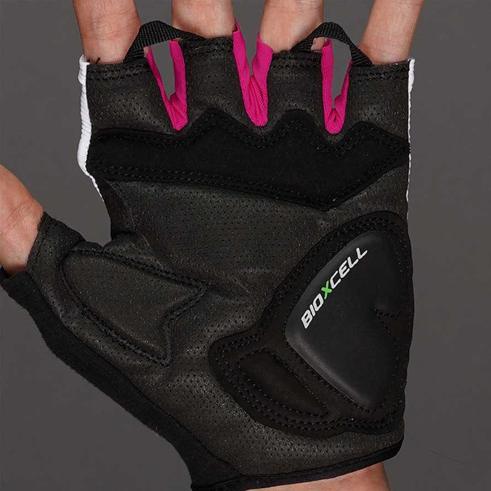 Ženske kolesarske rokavice Lady BioXCell belo