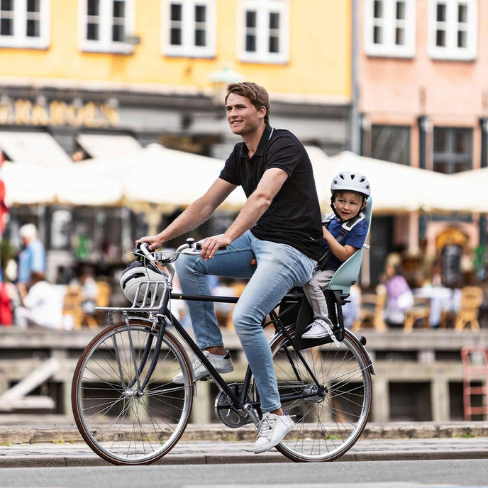 Zadnji kolesarski sedež z adapterjem za prtljažnik