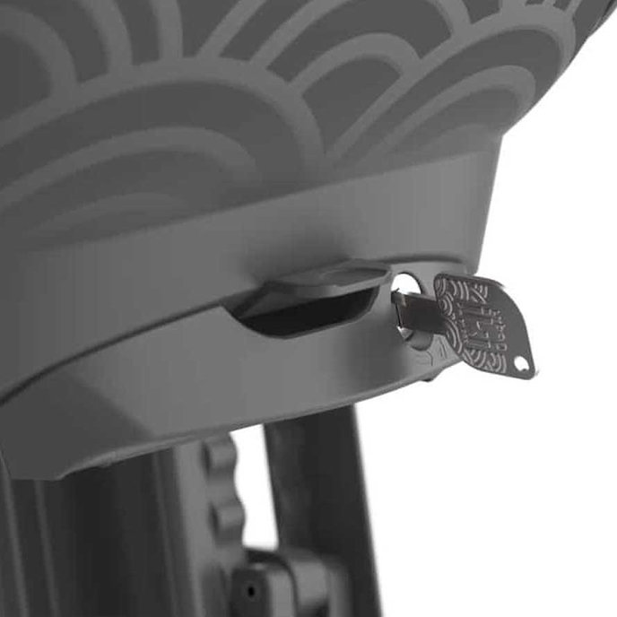 Zadnji kolesarski sedež Ta-ke z adapterjem in nosilcem okvirja SET