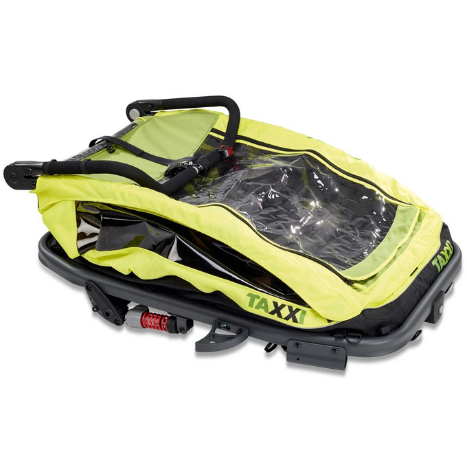 TaXXi Elite 2 Kolesarski voziček rumen