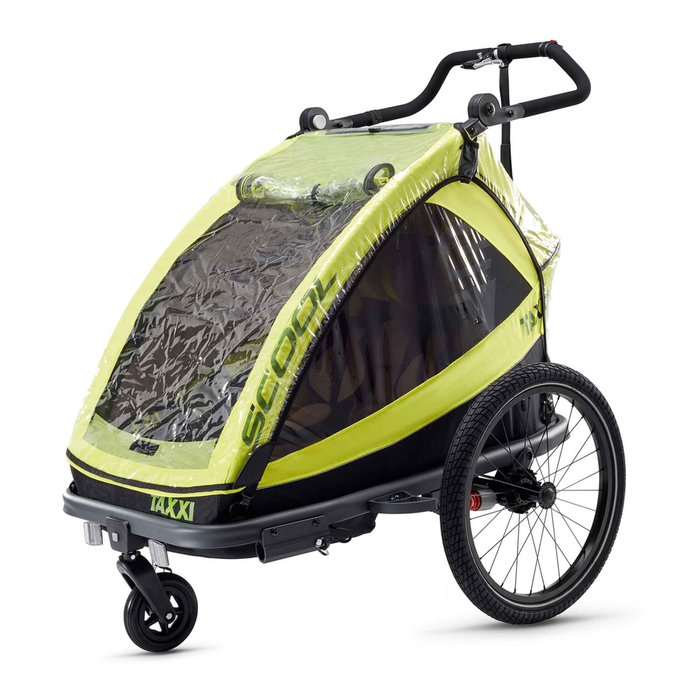 TaXXi Dežna prevleka za kolesarski voziček za 1 otroka