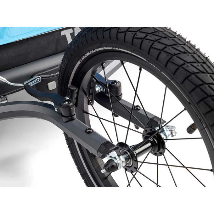 TaXXi Elite 2 Kolesarski voziček moder