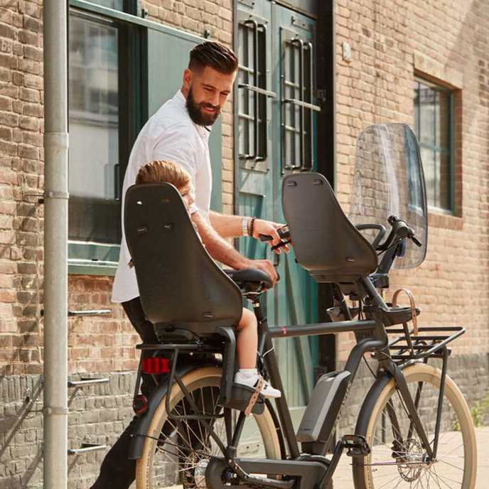 Zadnji sedež Ta-ke z adapterjem za nosilec za kolesa