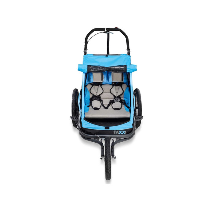 TaXXi Elite 2 Kolesarski voziček moder