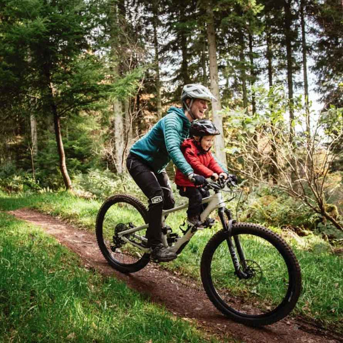 MTB Otroški sedež in krmilo na okvirju