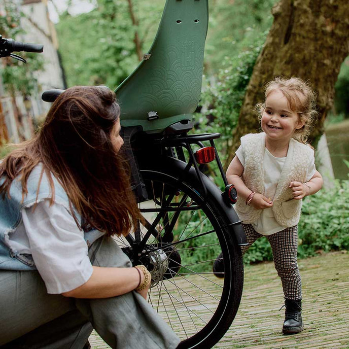 Zadnji sedež Ta-ke za kolesa s prtljažnikom MIK