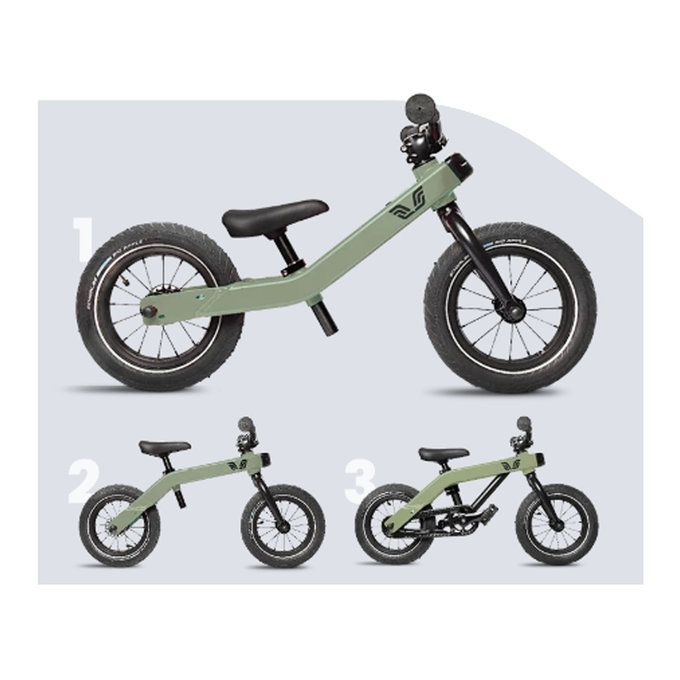 3-v-1 poganjalec/kolo za otroke od 1 do 5 let