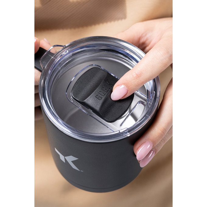 GOBIK kovinska skodelica BLACK MUGEN 350 ml