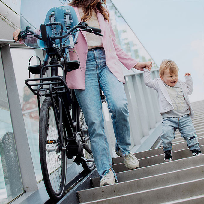 Sprednji kolesarski sedež z adapterjem