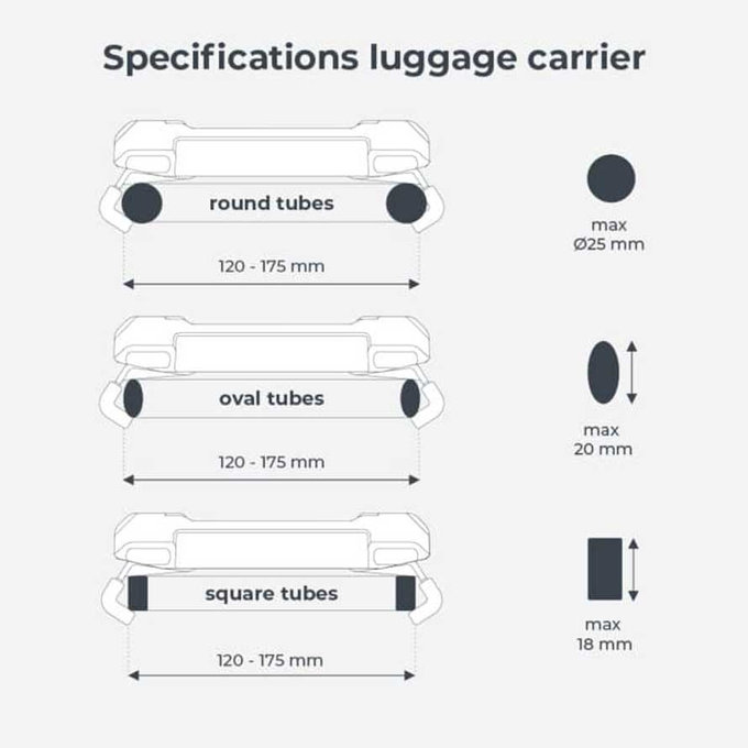 Zadnji sedež Ta-ke z adapterjem za nosilec za kolesa