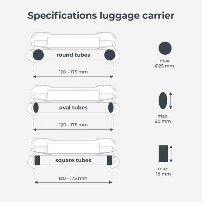 Zadnji sedež Ta-ke z adapterjem za nosilec za kolesa