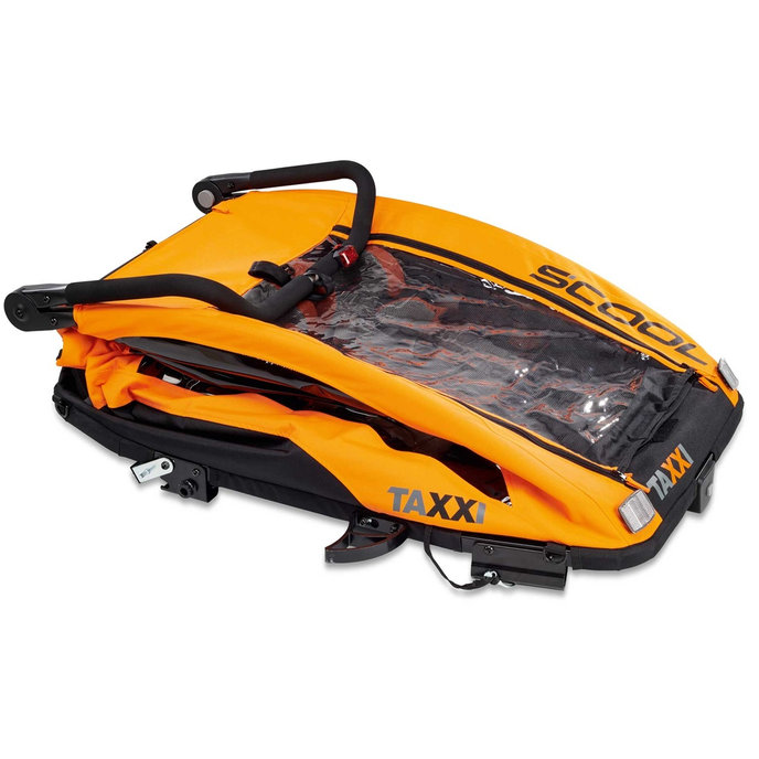 TaXXi Pro 2 Kolesarski voziček oranžen