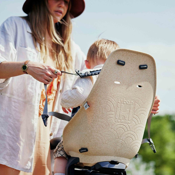 BIO zadnji kolesarski sedež z adapterjem za prtljažnik