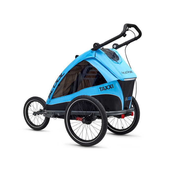 TaXXi Elite 1 Kolesarski voziček moder