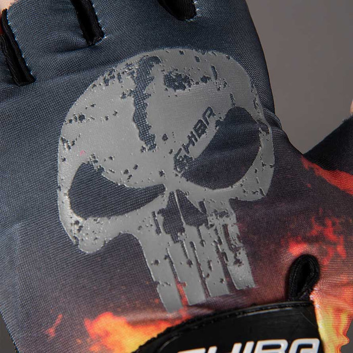 Kolesarske rokavice za otroke CoolKids Lobanja