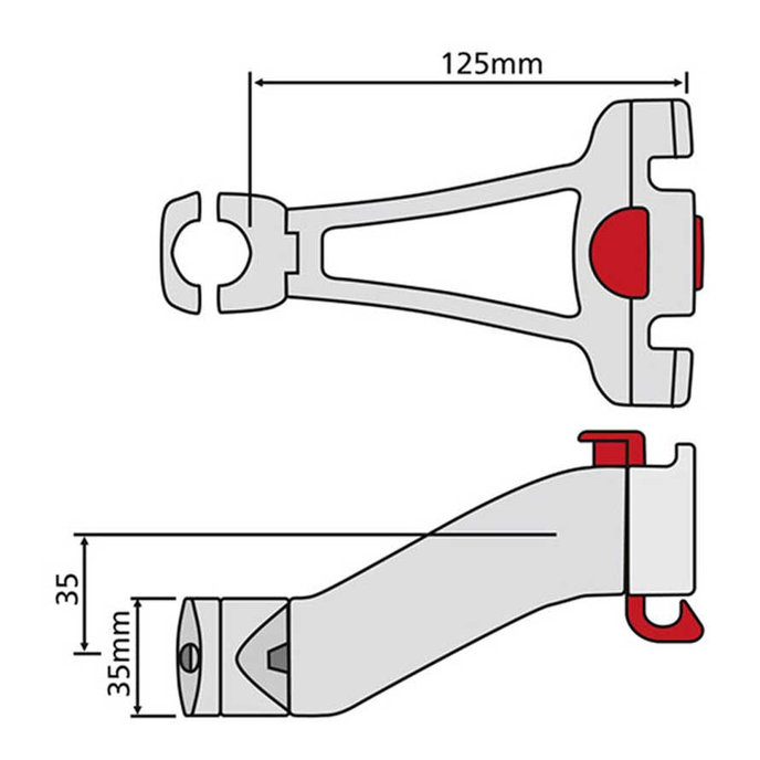 Adapter za steblo Ø 22,2 - 25,4 mm