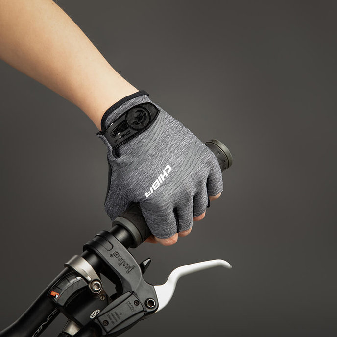 Ženske kolesarske rokavice Lady SuperLight temno sive