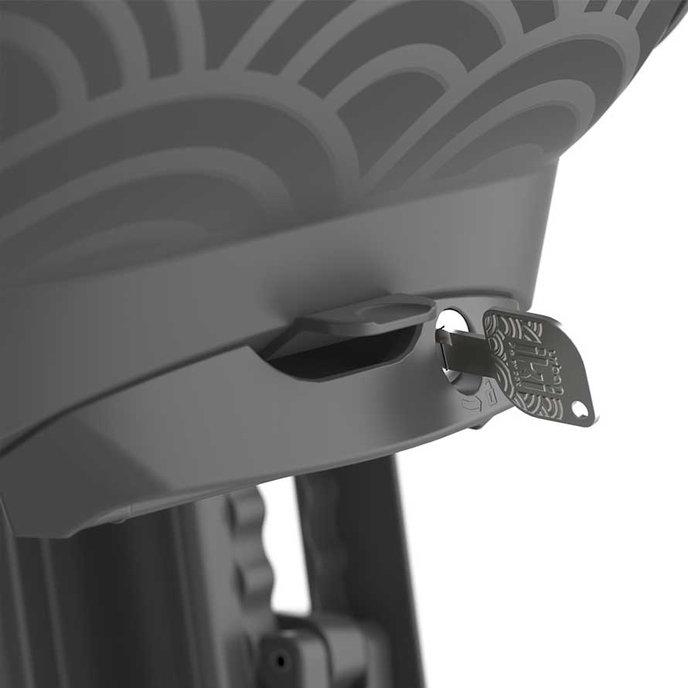 Zadnji sedež Ta-ke z adapterjem za nosilec za kolesa