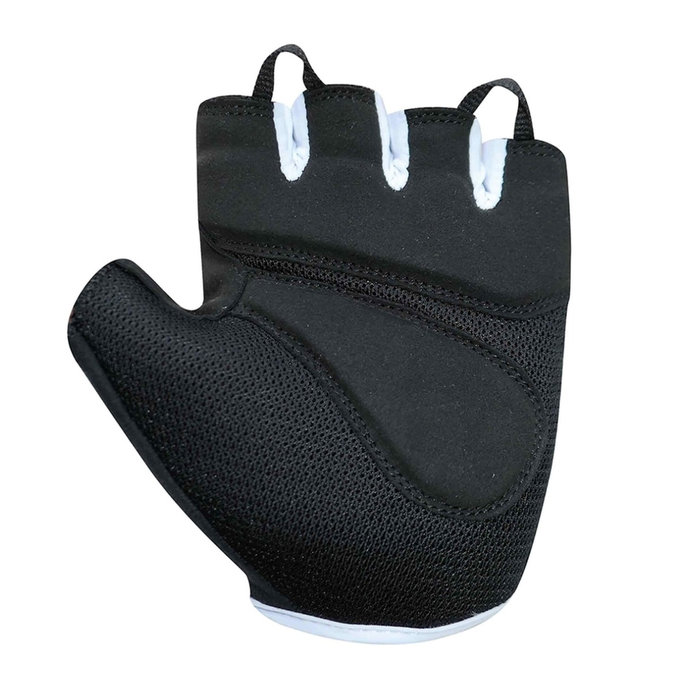 Ženske kolesarske rokavice Lady Gel črne/bele