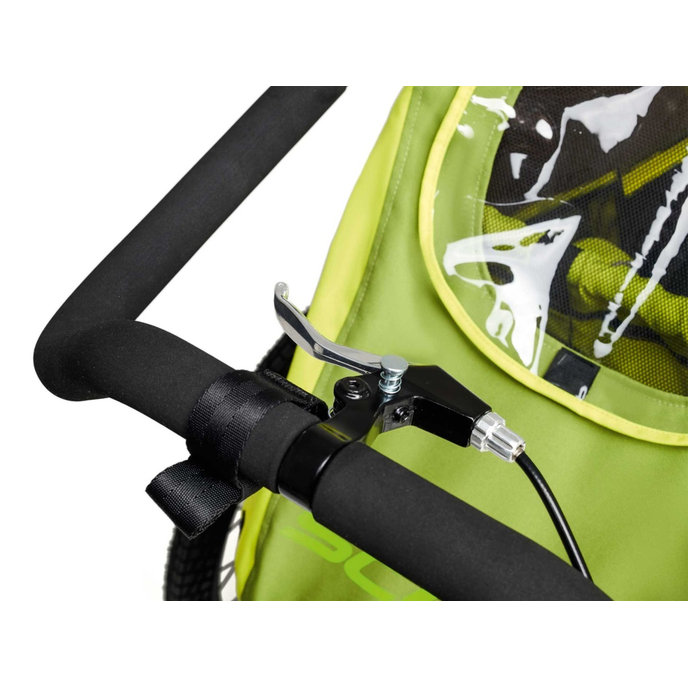 TaXXi Elite 2 Kolesarski voziček rumen