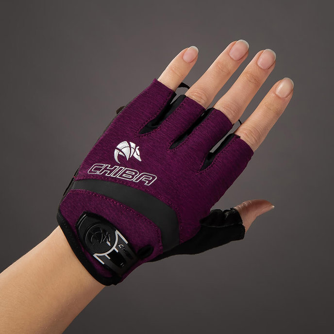 Ženske kolesarske rokavice Lady BioXCell vijolične