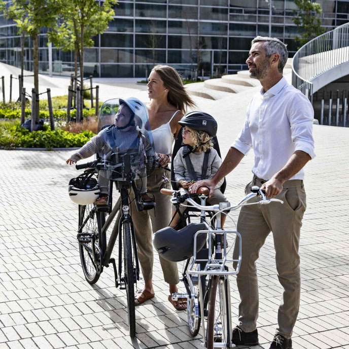 Sprednji kolesarski sedež z adapterjem