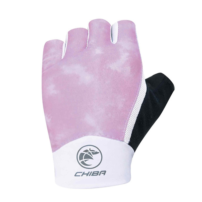 Ženske kolesarske rokavice Lady Tie Dye rožnate