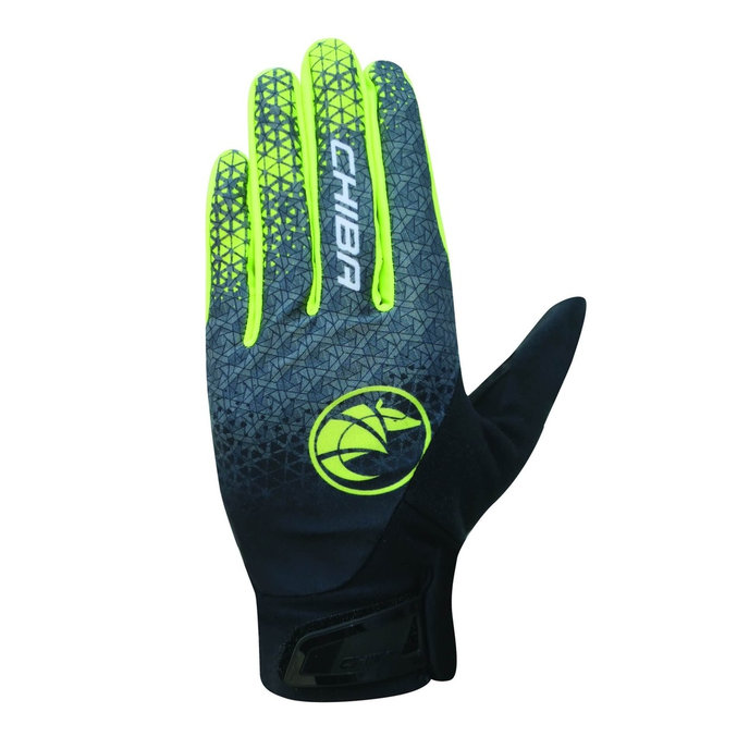 Kolesarske rokavice za odrasle BioXCell Touring temno sive/neonsko rumene
