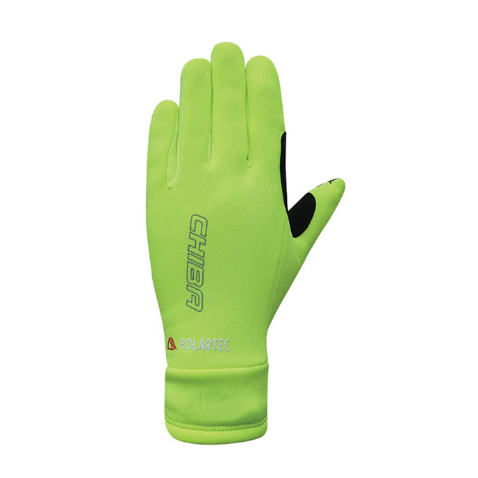 Zimske kolesarske rokavice za otroke Kids Polartec Reflex Neon rumena