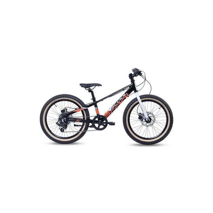 Otroško kolo Xroc disc 20 črna / bela / oranžna