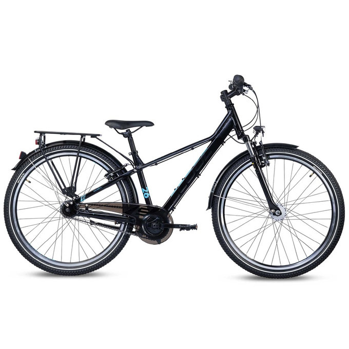 Otroško kolo troX EVO 7-Gang črno/modro (od 145 cm)