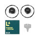 Nadomestni sistem zavezovanja BOA® L6 2 kosa L+R
