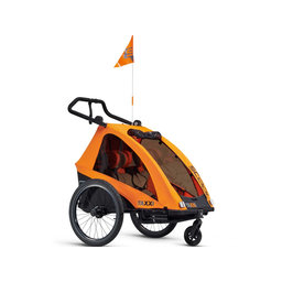 TaXXi Pro 2 Kolesarski voziček oranžen