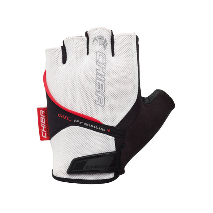 Kolesarske rokavice za odrasle Gel Premium bele
